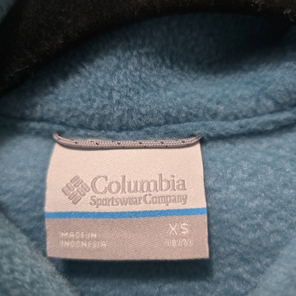 NWT Columbia Two-Tone Blue Fleece Jacket - Picture 2 of 11